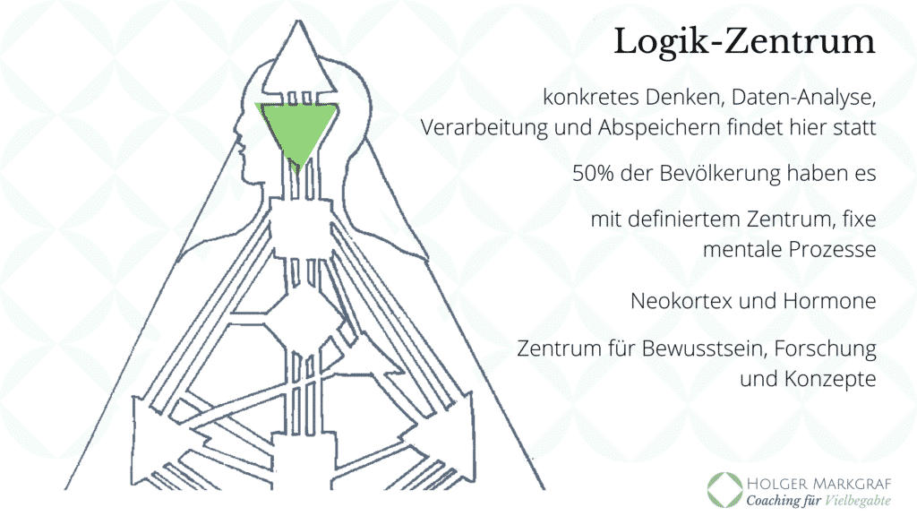 Die Neun Zentren im Human Design - Logik-Zentrum